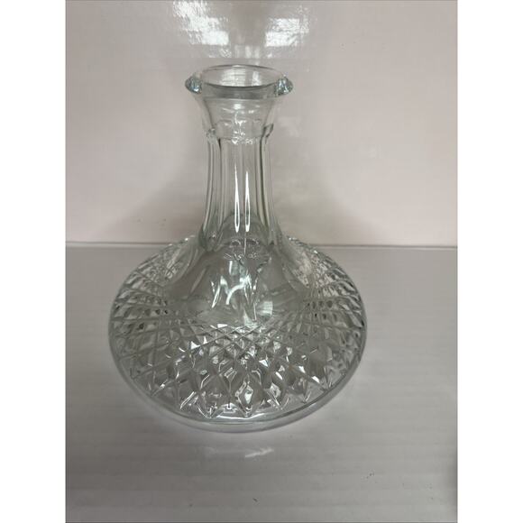 vintage Exquisite lead CRYSTAL Ships Decanter &Stopper, Excellent Condition - Picture 8 of 10